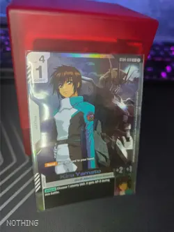 Gundam Card Game - Kira Yamato - ST04-010 C+ Alt Foil - Image 1