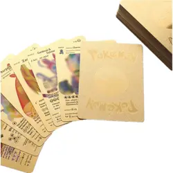 110pcs/Box TAKARA TOMY Pokemon Metal Gold Trading Card Battle Collection NEW - Image 4