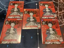 【Set of 5】One Piece Luffy Promo Card ST21-014 Magazine Card only Japanese - Image 1