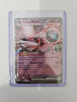 Pokemon TCG Team Rockets Mewtwo EX Double Rare Card 081/182 Destined Rivals - Image 1