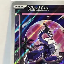 Pokemon TCG Miraidon Black Star Promos SVP013 Holo Card Sealed - Image 2