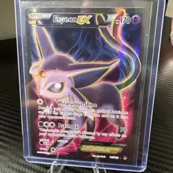 Pokemon TCG Espeon EX Holo Full Art Ultra Rare Card 117/122 XY Breakpoint - Image 1