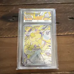 Pokemon Card 2024 Stellar Miracle Joltik ACE Grade 10 Gem Mint Art Rare Japanese - Image 1