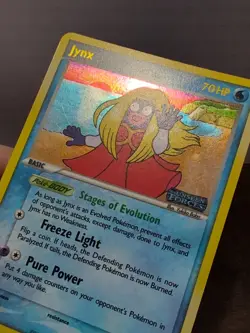 Jynx 28/115 Rare Reverse Holo Stamped Ex Unseen Forces Set Pokemon Card LP - Image 2