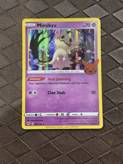 Pokemon Mimikyu 081/189 Holo Rare Trick Or Trade Halloween Card - Image 1
