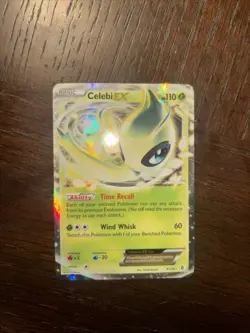 Celebi EX Holo Rare Pokemon Trading Card Boundaries Crossed 2012, 9/149 - Image 1