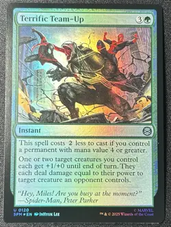 MTG Spider-Man *FOIL* U Terrific Team-Up #0120 - Image 1