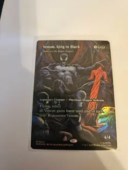 Venom, King in Black Borderless FOIL MTG Marvel Eternal-Legal Nm/M - Image 1