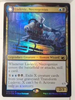 Ludevic, Necrogenius - FOIL - Innistrad: Midnight Hunt - Magic the Gathering MTG - Image 1