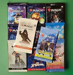 11 Random Sealed Booster Packs (Play/Set/Draft/Universes Beyond) MTG Bundle - Image 1