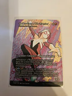 Spider-Gwen, Web-Warrior Borderless MTG MAR Nm/M - Image 1