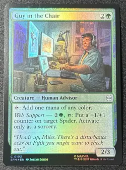 MTG Spider-Man *FOIL* C Guy in the Chair #0102 - Image 1