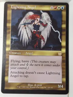 Lightning Angel - Apocalypse - Magic the Gathering MTG Nice! - Image 1