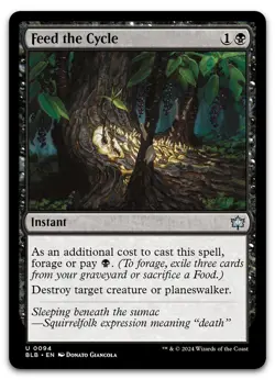Feed the Cycle #94 (NM) Bloomburrow BLB Magic MTG - Image 1
