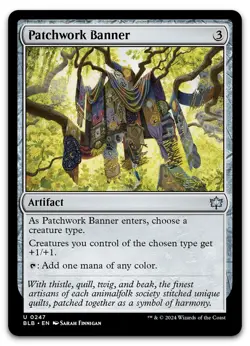 Patchwork Banner #247 (NM) Bloomburrow BLB Magic MTG - Image 1
