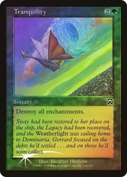 Mercadian Masques MTG FOIL Tranquility Magic - Image 1