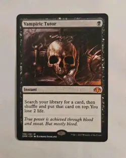 Vampiric Tutor - Dominaria Remastered #156 - MTG English Near Mint - Image 1
