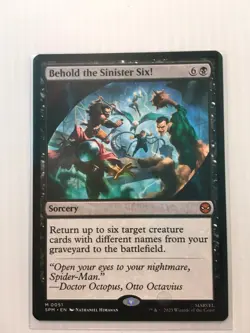 MTG Behold the Sinister Six! #0051 Marvel's Spider-Man Magic The Gathering - Image 1