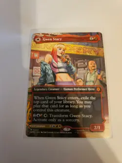 Gwen Stacy Borderless 0202 MTG SPM NM/M - Image 1