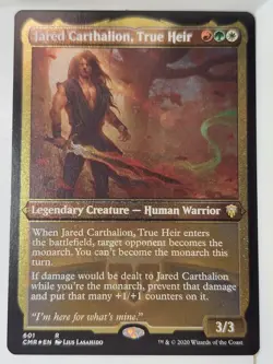 Jared Carthalion, True Heir - ETCHED FOIL - Magic the Gathering MTG Nice! - Image 1
