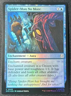 MTG Spider-Man *FOIL* C Spider-Man No More #0045 - Image 1