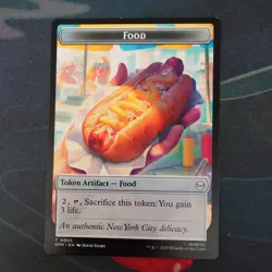 MTG Food Token Artifact 0005 [Spider-man Near Mint] - Image 1
