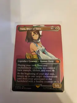 Yuna, Hope of Spira Borderless FOIL MTG FIN Nm/M - Image 1