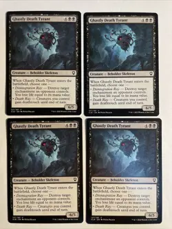 4x Baldur's Gate Ghastly Death Tyrant NM/M Magic The Gathering Mtg - Image 1