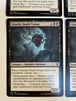 4x Baldur's Gate Ghastly Death Tyrant NM/M Magic The Gathering Mtg - Image 2