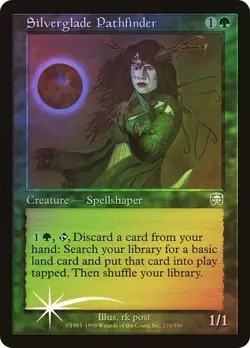 Mercadian Masques MTG FOIL Silverglade Pathfinder Magic - Image 1