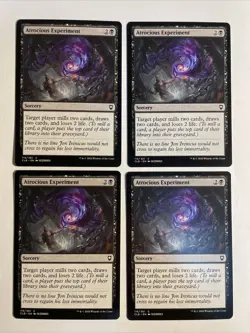 4x Baldur's Gate Atrocious Experiment NM/M Magic The Gathering Mtg - Image 1