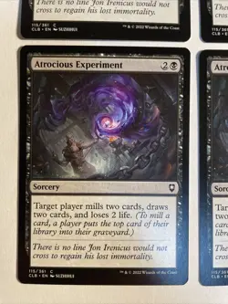 4x Baldur's Gate Atrocious Experiment NM/M Magic The Gathering Mtg - Image 2