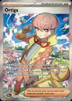 Carte Pokemon : Ortiga 219/197 OBF Flammes Obsidiennes Francaise - Image 1