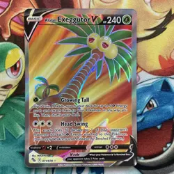 Pokemon TCG - Alolan Exeggutor V - Pokemon GO 071/078 Ultra Rare Full Art - Image 1