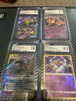 🎃 Graded CGC Pokemon Lot Alakazam Dusknoir Trevenant Tag Team 🎃 - Image 1