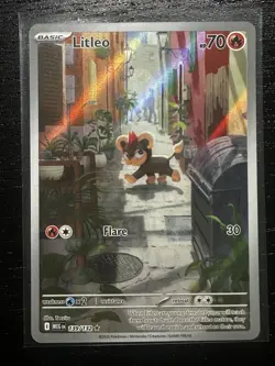 Litleo 139/132 Illustration Rare Pokemon Mega Evolutions SHIPS TODAY M/NM - Image 1
