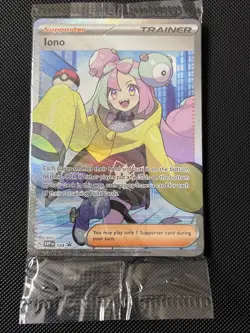 Pokemon TCG - Iono 124 Sealed Scarlet & Violet Promo Cards Holo - Image 1