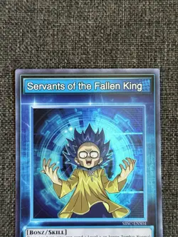 Yugioh Servants of the Fallen King SBSC-ENS04 Super Rare 1st Edition Near Mint - Image 2