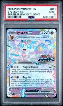 Sylveon EX #041 - Prismatic Surprise Box - Pokemon Card - PSA 9 - Image 1