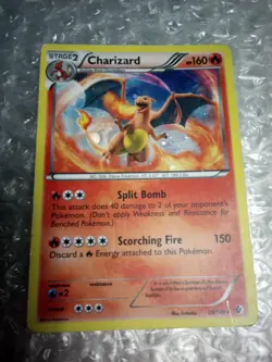 Charizard 20/149 Boundaries Crossed Holo Rare Heavy Played Pokemon Card - Image 2