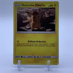 Pokemon TCG Detective Pikachu SM194 Cosmos Holo Black Star Promo Card - Image 1