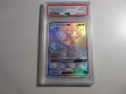 PSA 10 Shiny Reshiram GX Full Art Hidden Fates Pokemon Card - Image 1
