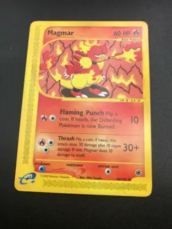 Magmar 86/165 Uncommon Pokemon Expedition E Reader Series Vintage Card NM 2002 - Image 1