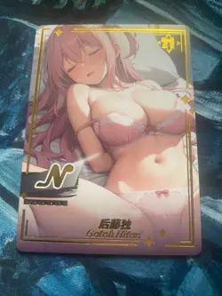 Anime Waifu Card - Holo Collectible CCG - Rare Girl Card - Image 1