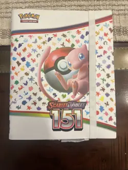 Pokemon Scarlet & Violet 151 Binder Only, No Pokemom Cards - Image 1