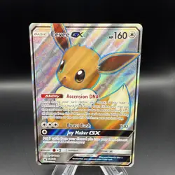 Pokemon TCG Eevee GX Full Art Rare Black Star Promo Card SM242 NM - Image 1