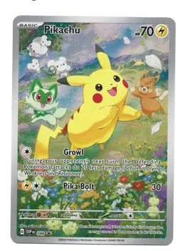 Pokemon Pikachu 088 Sv: Scarlet & Violet Promo Cards Full Art - Image 1