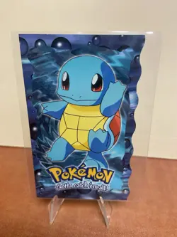 Topps 7/12 #7 Squirtle Die Cut Blue Label Pokemon Card - Image 1