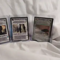 1995 Star Wars CCG Lightside Limited Rare 7 Card Lot Hans Solo Obi Disarmed - Image 4