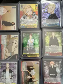 Weiss Schwarz Tokyo Revengers LOT 30 cards - SR and RRR - ALL IN TOP LOADERS - Image 2